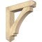 Ekena Millwork Imperial Arts and Crafts Rough Sawn Bracket w/ Offset Brace, Douglas Fir, 8"W x 40"D x 40"H BKT0806X40X40IMP03RDF - alternate 1